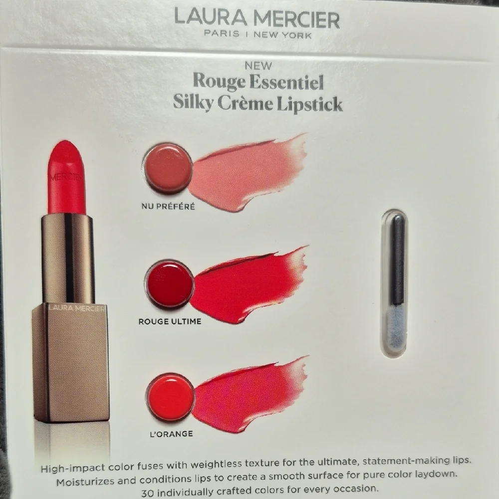 Laura Mercier Rouge Essentiel Silky Creme Lipstick Sample! Brand New! - Picture 4 of 6